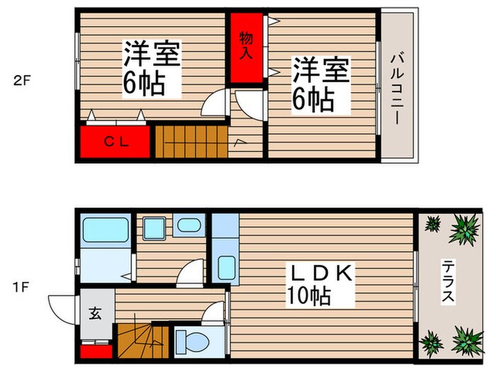 間取り図 グラウハウス　アイン