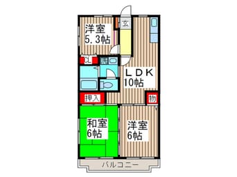 間取図 サンモ－ルヒル
