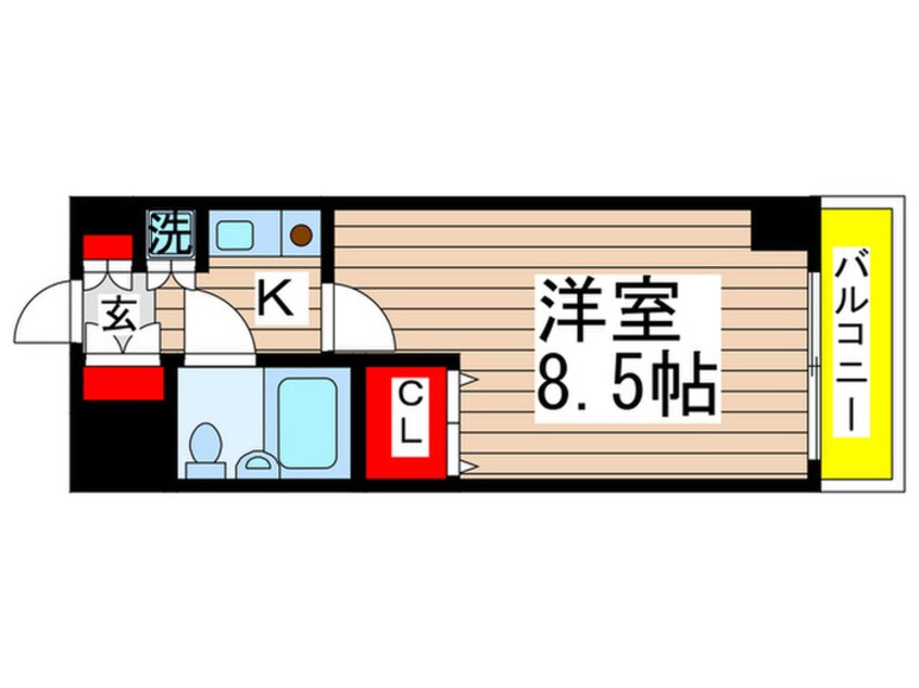 間取図 ジェネピア東千葉