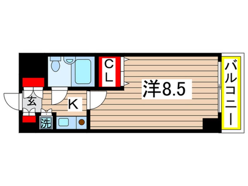 間取図 ジェネピア東千葉