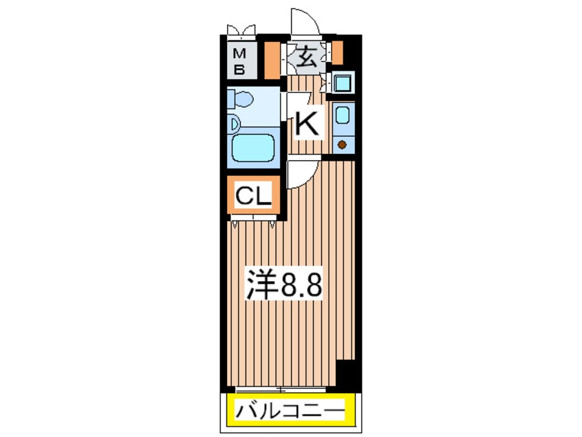 間取図 ジェネピア東千葉