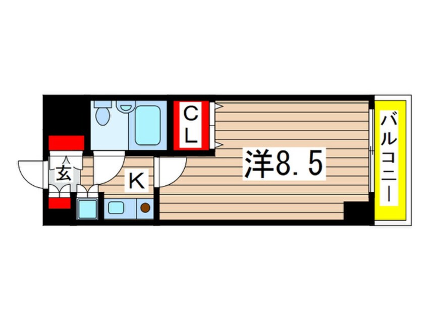 間取図 ジェネピア東千葉