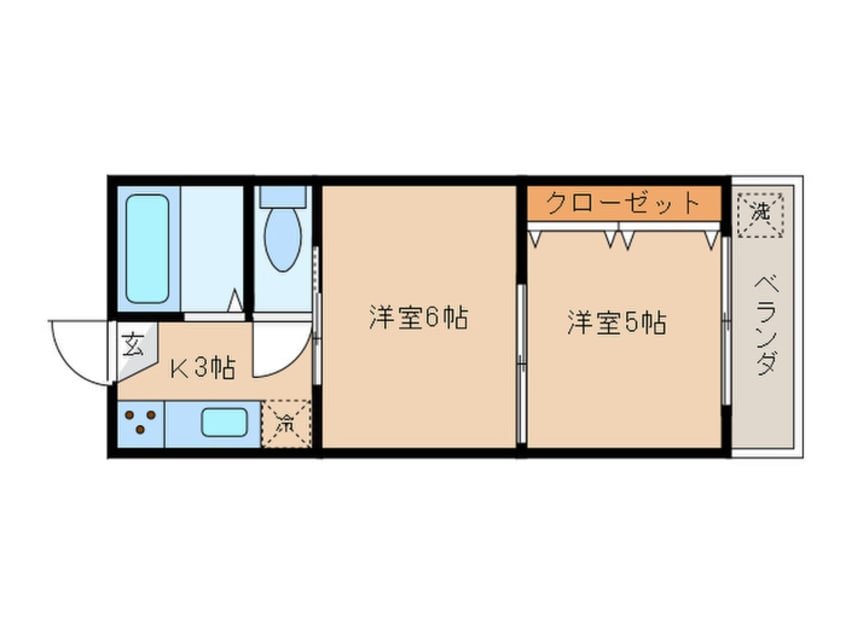 間取図 宇田川マンション