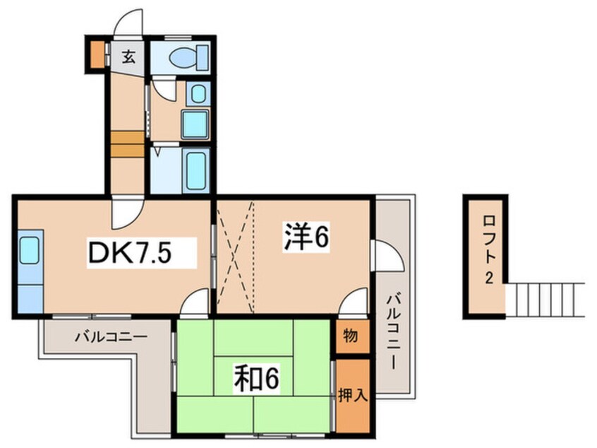 間取図 サザンクレスト