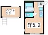 プライムテラス大和A 1Rの間取り
