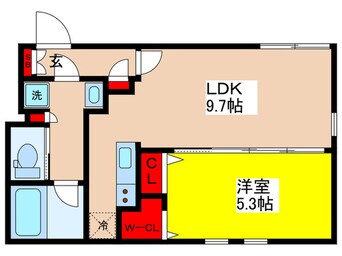 間取図 w/FLUFFY中野坂上