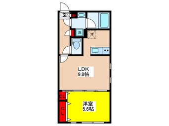 間取図 w/FLUFFY中野坂上