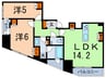 ブランシエスタ白山 2LDKの間取り