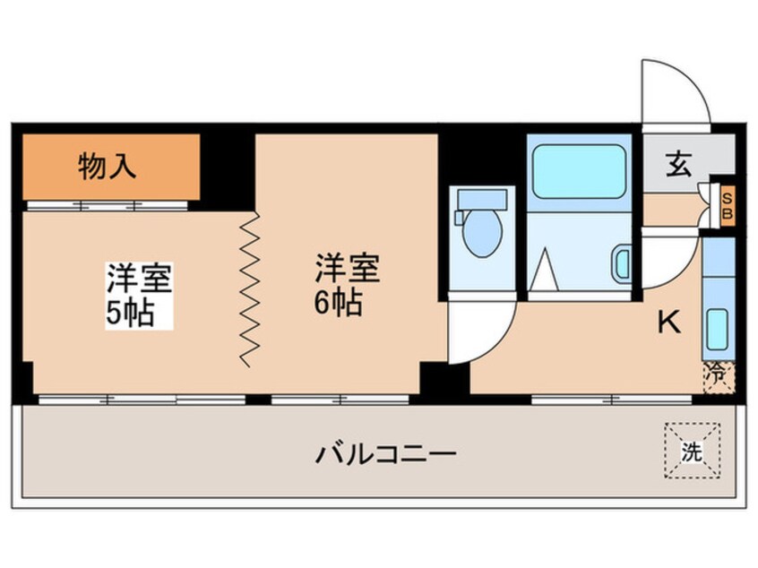 間取図 マンションVIP新宿柏木（802）