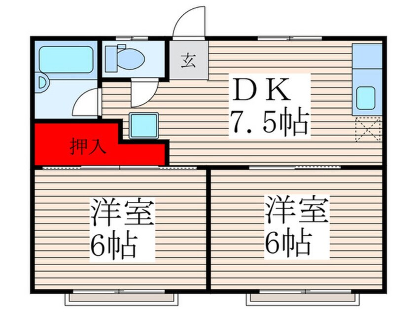 間取図 手塚アパート