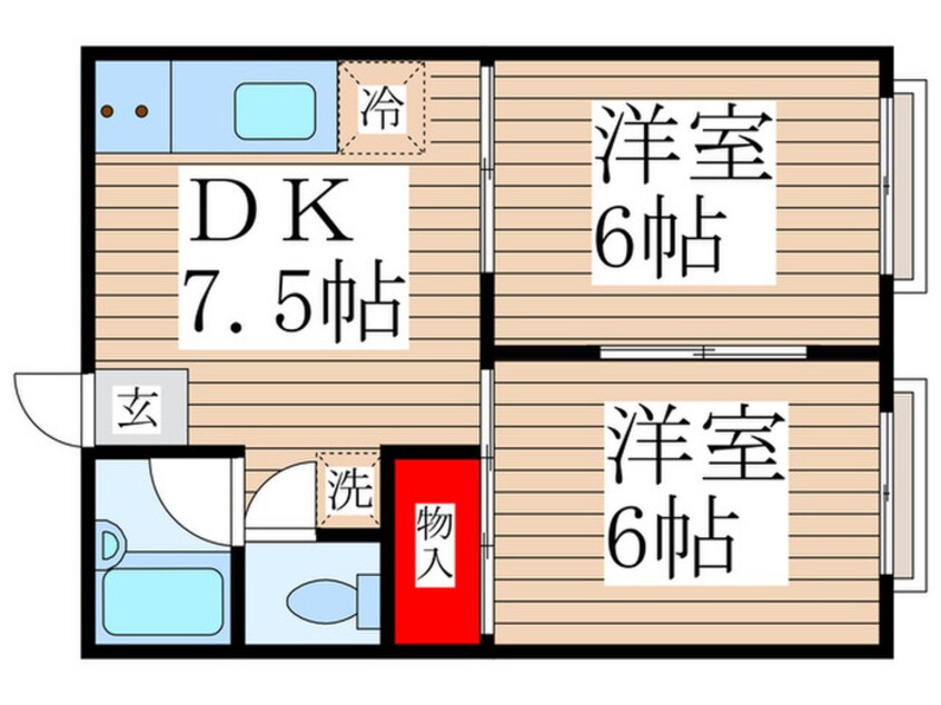 間取図 手塚アパート