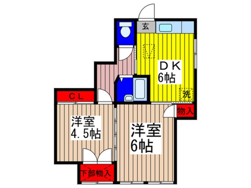 間取図 結城ハイツ