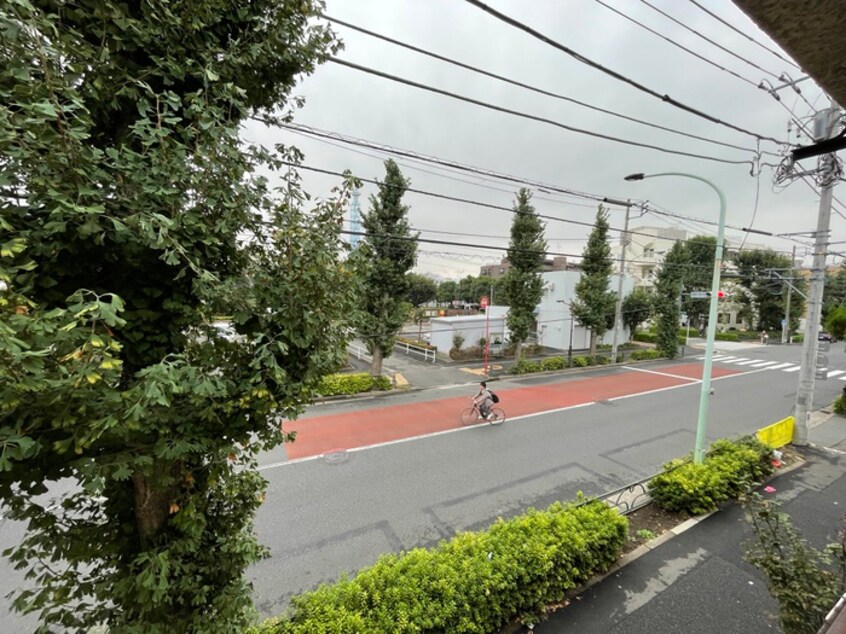 室内からの展望 結城ハイツ