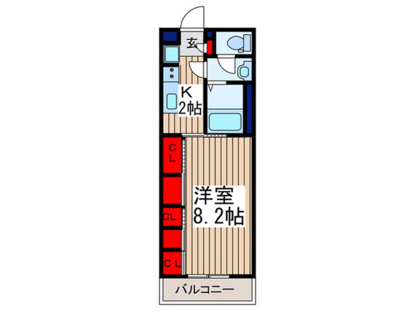 間取図 リブリ・ＦＯＲＴＵＮＡＴＥ