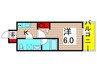 メインステージ亀有(503) 1Kの間取り