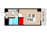 リエス西船橋 1Kの間取り