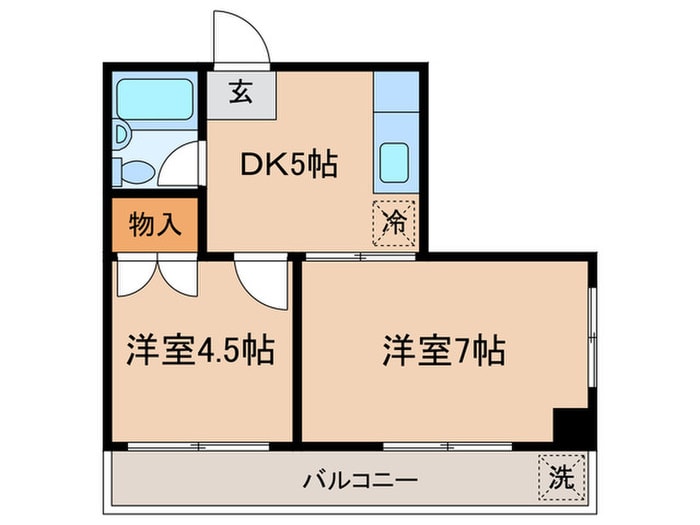 間取り図 ドムス松宮Ｂ棟