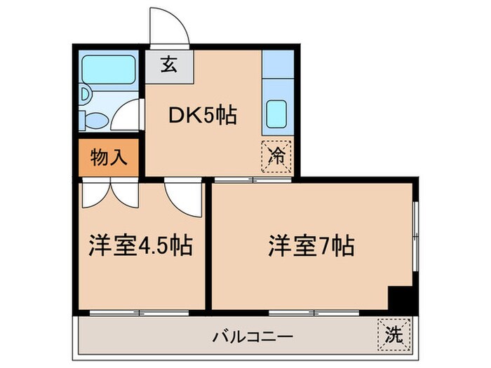 間取り図 ドムス松宮Ｂ棟