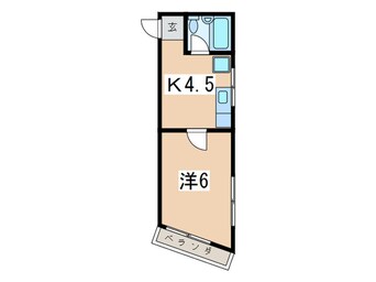 間取図 メイクスⅢ今宿