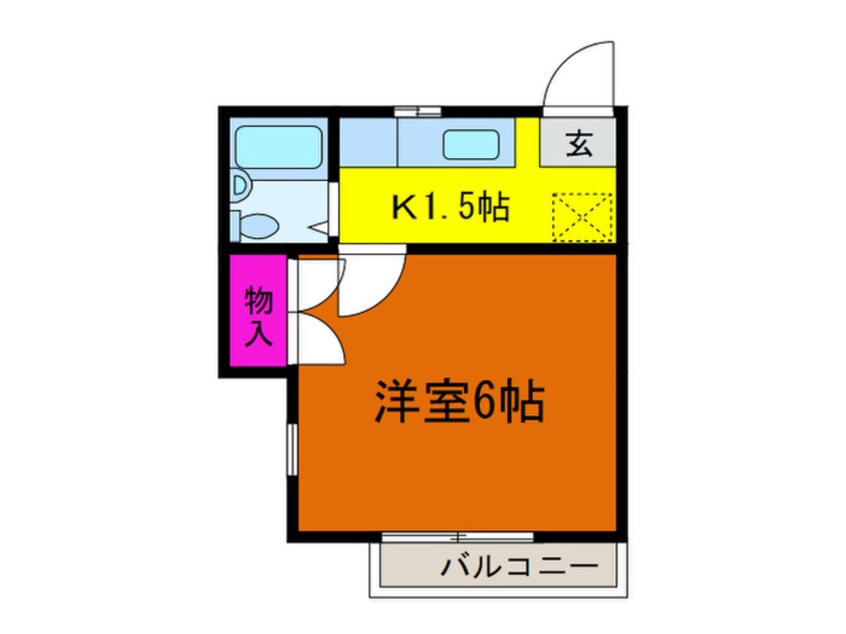 間取図 ブルックパレス