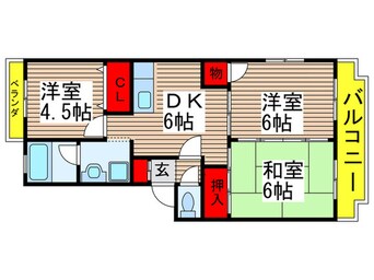 間取図 サンドリ－ヌ