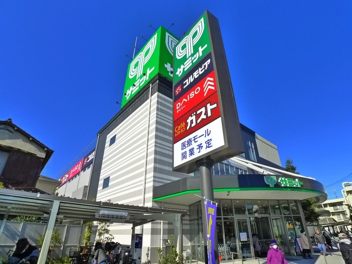 サミット(スーパー)まで300m カルム・ケ－ティ－