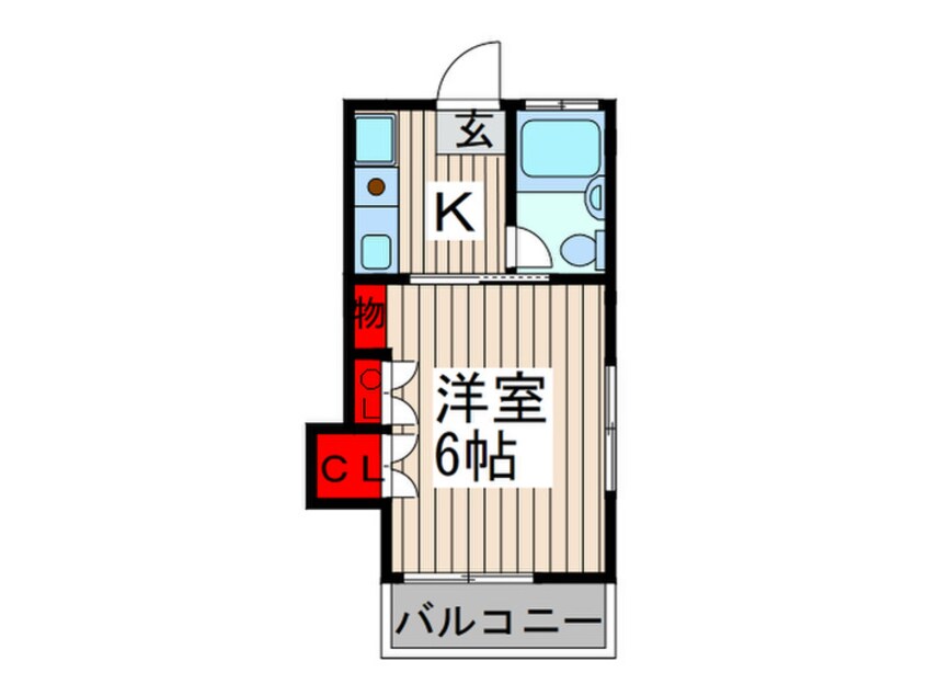 間取図 ふじたハイツ