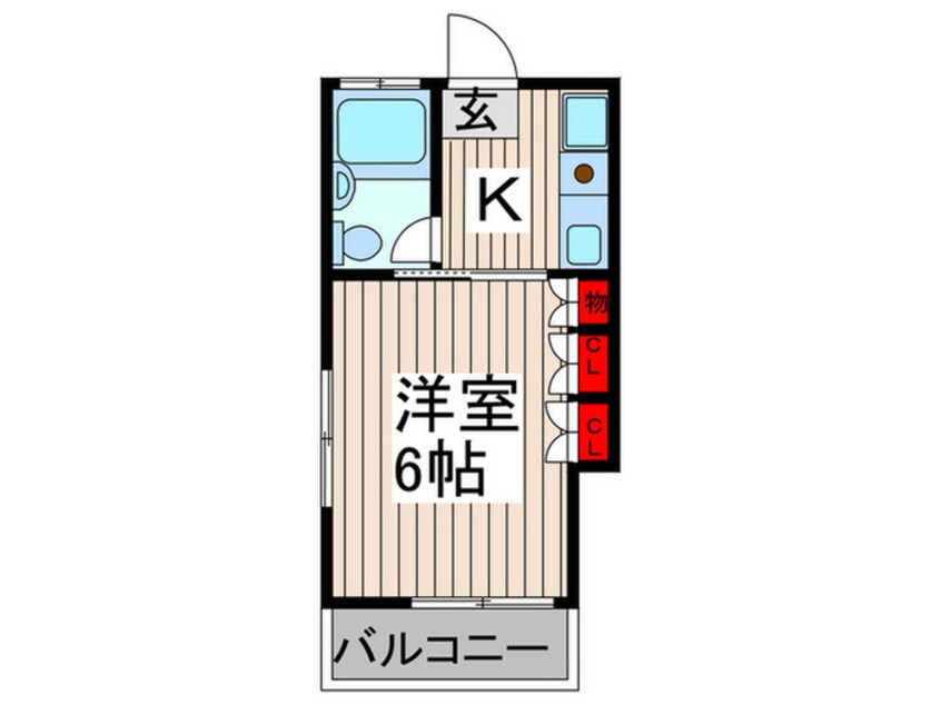 間取図 ふじたハイツ