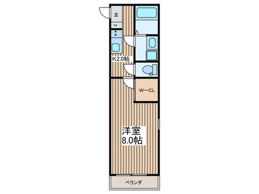 間取図 仮)熊谷市銀座5丁目新築工事
