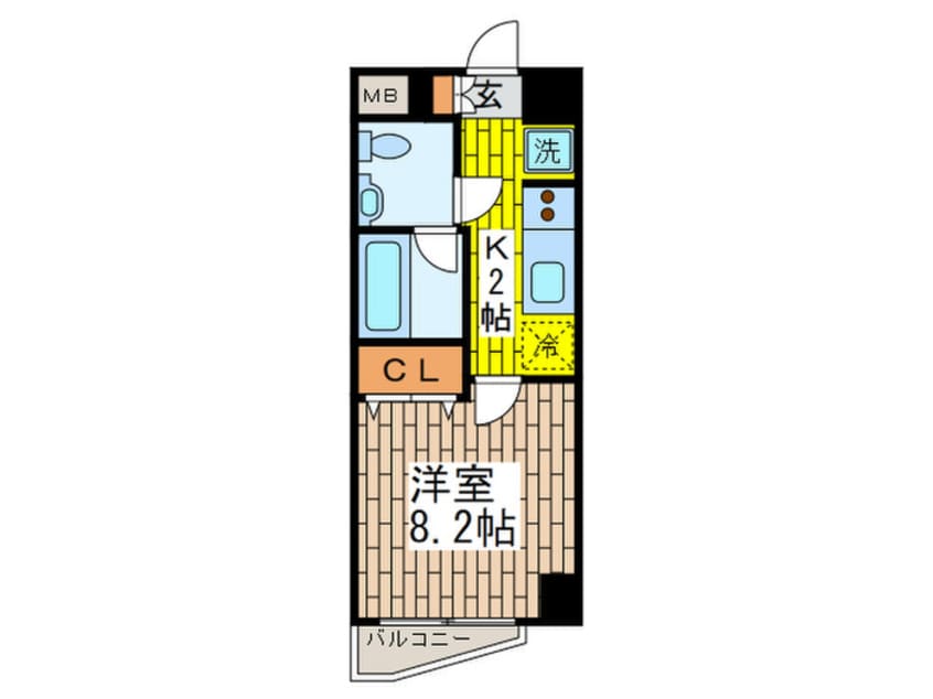 間取図 レジディア桜上水