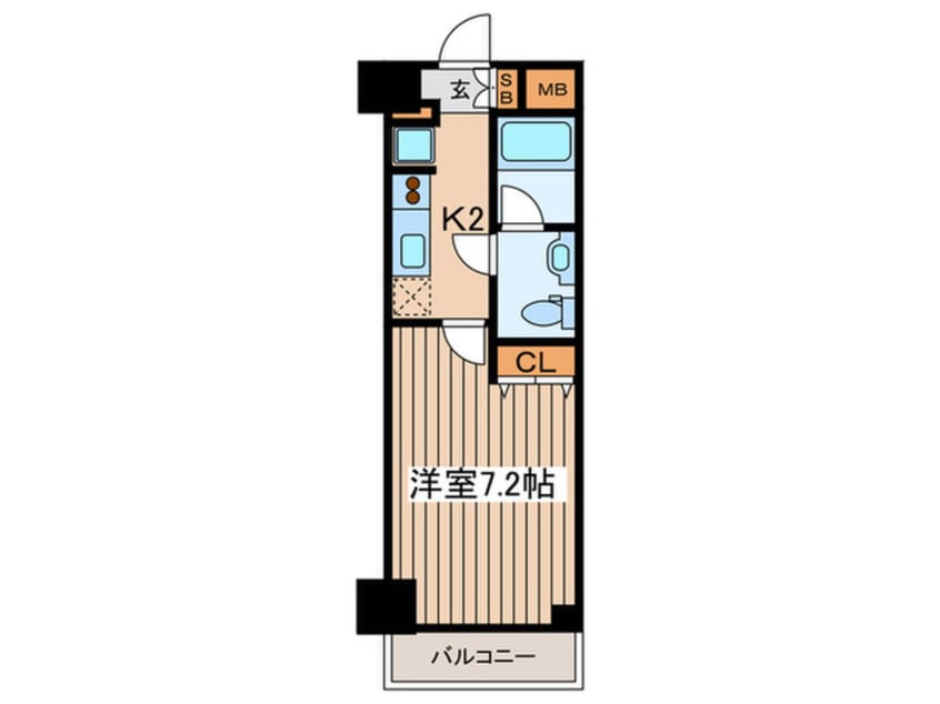 間取図 レジディア桜上水
