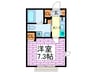 プリマステラ浜田山 1Kの間取り