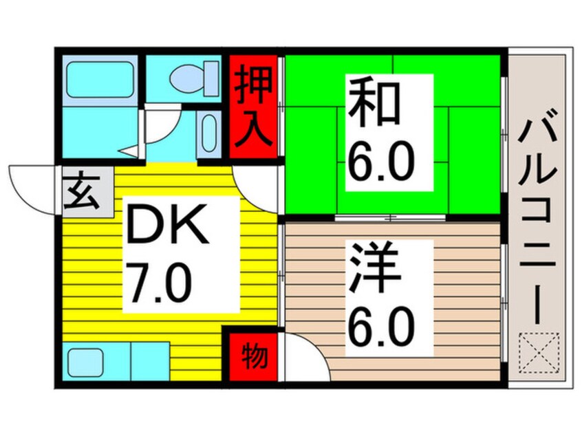 間取図 サンコ－ポファミリア