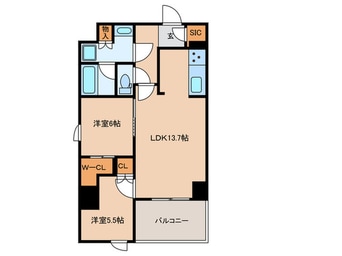 間取図 パークアクシス新宿百人町