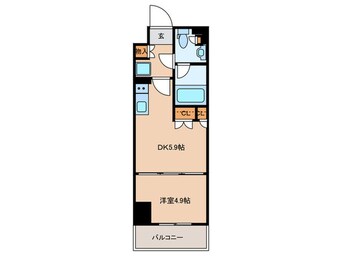 間取図 パークアクシス新宿百人町