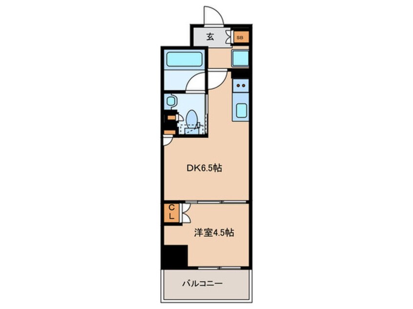 間取図 パークアクシス新宿百人町