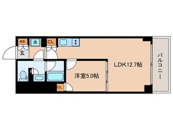 間取図 パークアクシス新宿百人町