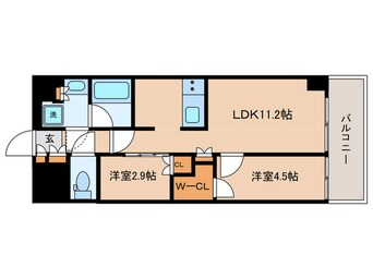 間取図 パークアクシス新宿百人町