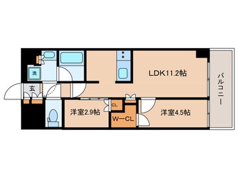 間取図 パークアクシス新宿百人町