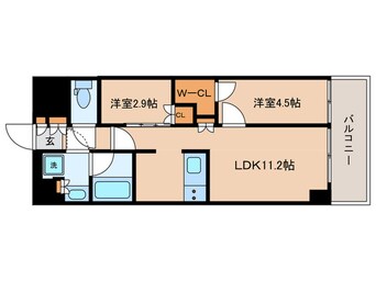 間取図 パークアクシス新宿百人町