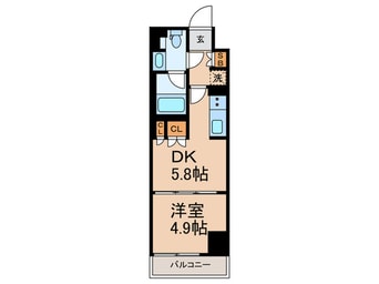間取図 パークアクシス新宿百人町