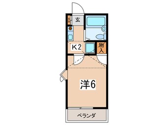 間取図 ホワイトハイム白楽