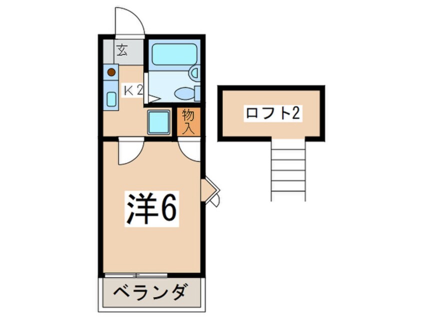 間取図 ホワイトハイム白楽