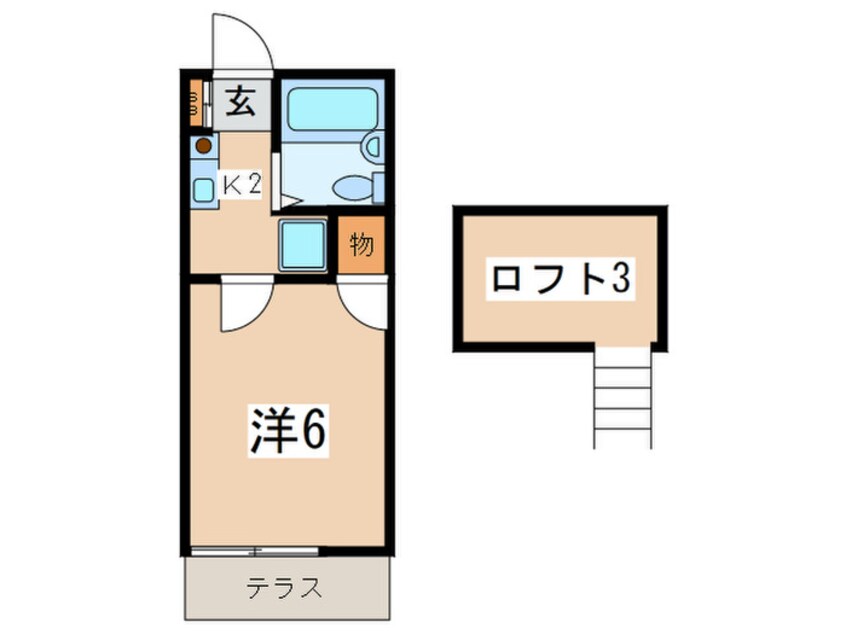 間取図 ホワイトハイム白楽