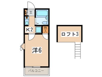 間取図 ホワイトハイム白楽