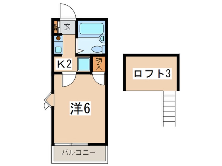 間取図 ホワイトハイム白楽