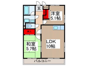 間取図 マンションユーカリ