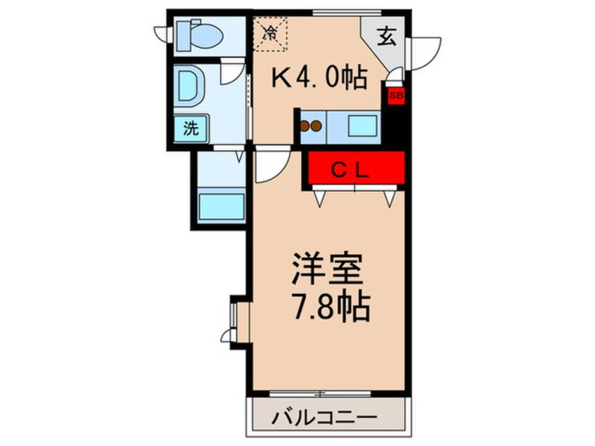 間取図 クレールメゾン