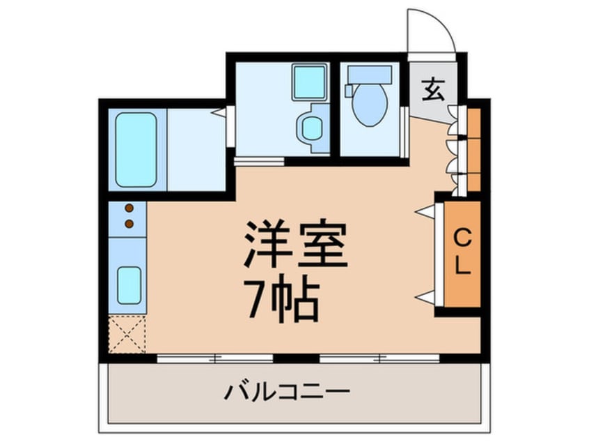 間取図 ハピネス三宿
