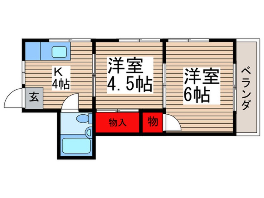 間取図 ハイコーポ南行徳